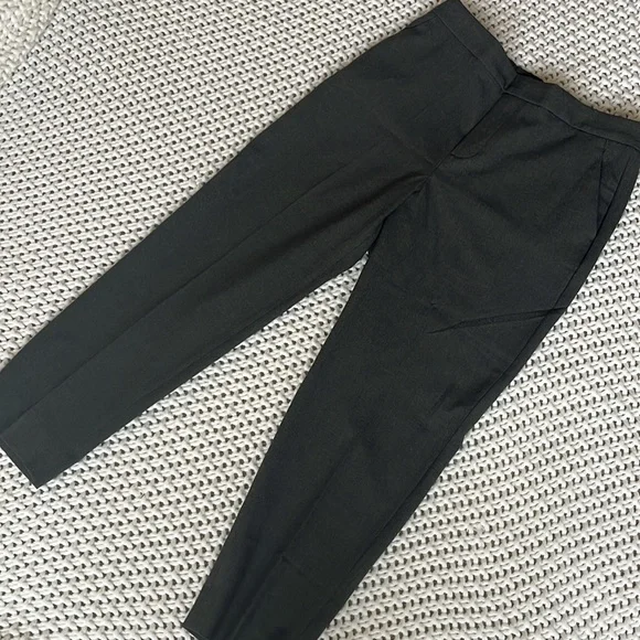 Banana Republic Factory Dark Charcoal Heather Hayden Pant 10 Petite Gray NWOT - Picture 3 of 12